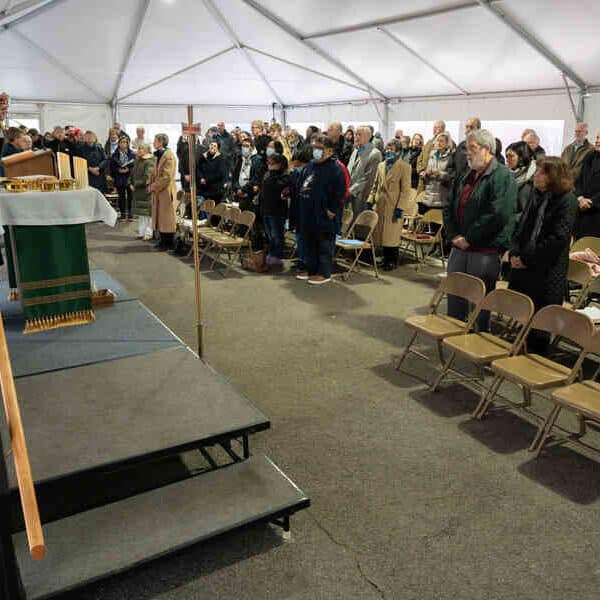Under the big top: Tent brings parishioners closer in Ellicott City