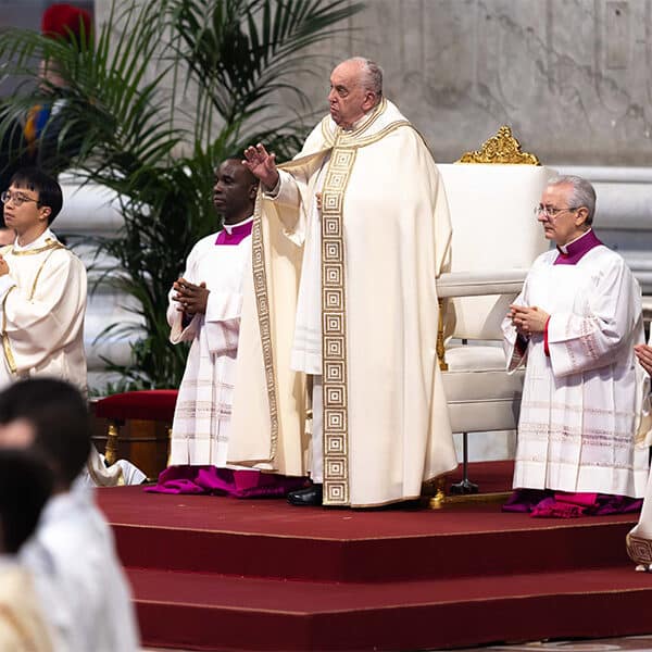 Christ the King triumphs over evil with the power of love, pope says