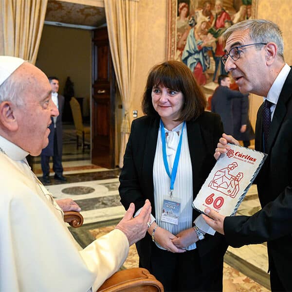 Charity is more than material support, pope says