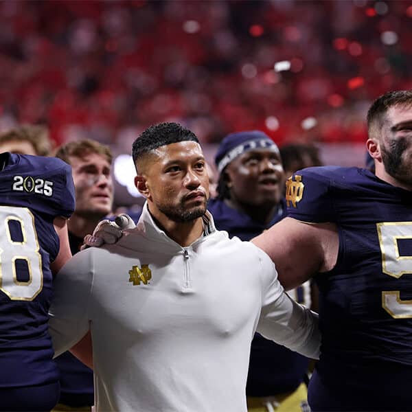 Notre Dame falls short in football final, but faith and brotherhood shine