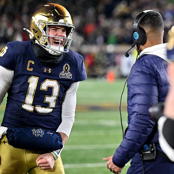 Notre Dame players head to championship formed by pregame Masses, saint devotions
