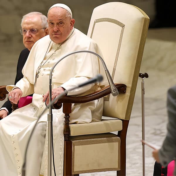 Be not afraid, because God is always near, pope says