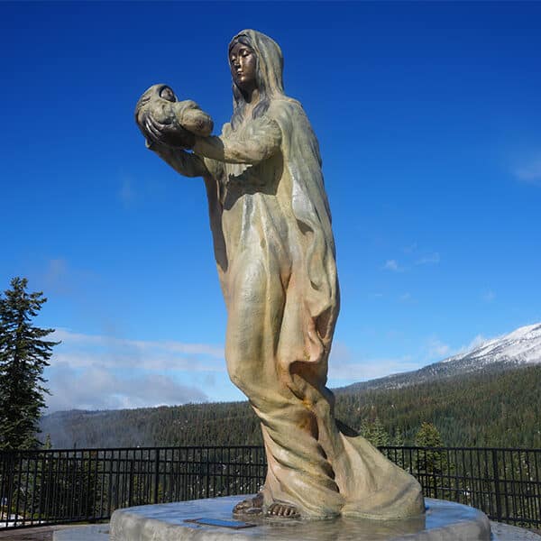 Ski park’s new giant statue of Mary shows ‘deep connection’ to area’s ‘beauty, tranquility’