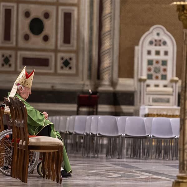While still in critical condition, pope is showing slight improvement