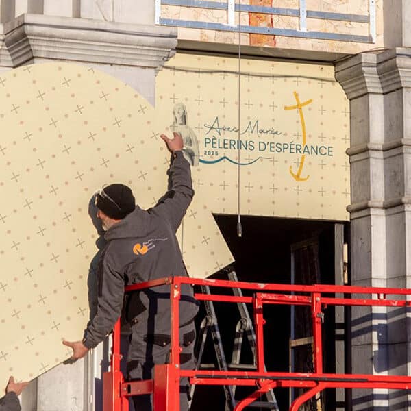 Lourdes bishop covering Father Rupnik’s mosaics on sanctuary’s basilica doors