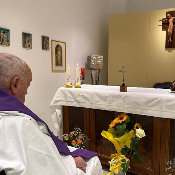 Vatican releases first photo of Pope Francis since his hospitalization