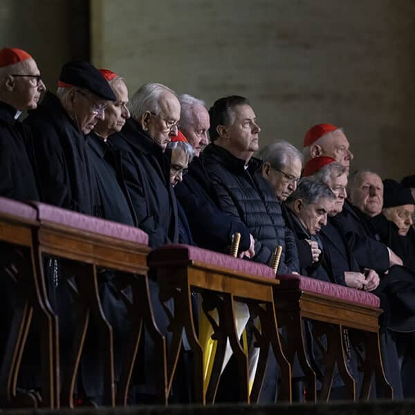 Convicted Cardinal Becciu’s presence in conclave is open question