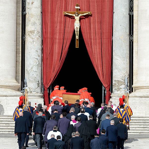 Poor to welcome pope’s casket to St. Mary Major where simple tomb is ready