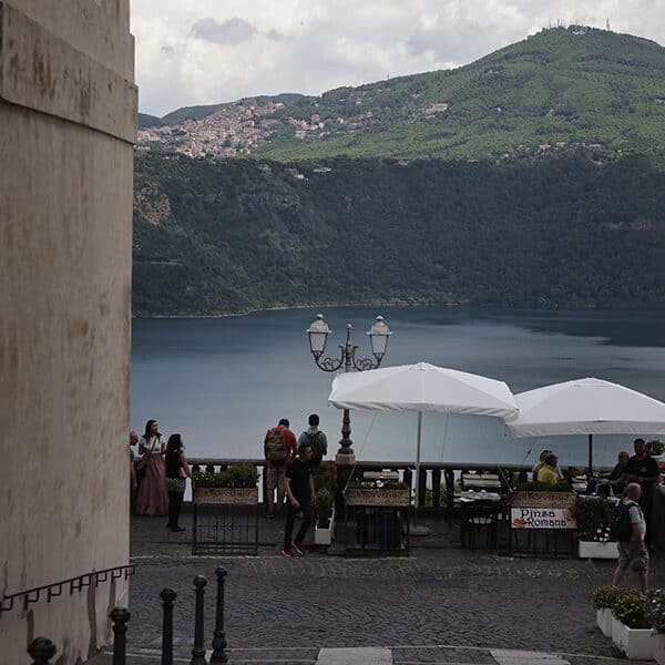 Pope visits papal villa, former summer residence in Castel Gandolfo