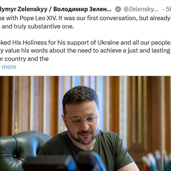 Ukrainian president speaks with Pope Leo, invites him to Ukraine