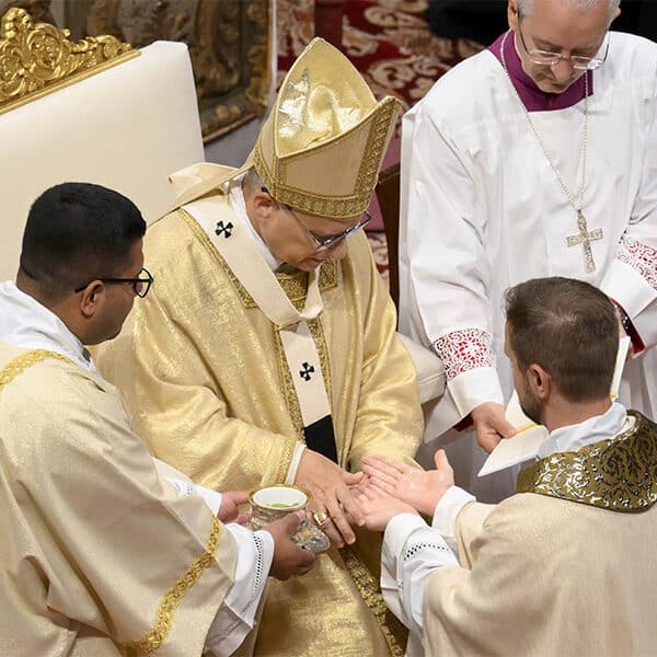 Pope asks priests to be signs of reconciliation in the church and world