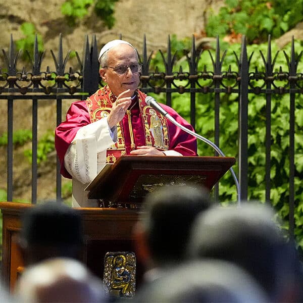 Follow Jesus in the company of Mary, pope tells pilgrims