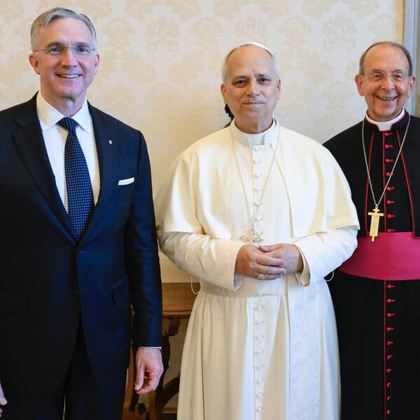 Archbishop Lori and Supreme Knight Kelly meet with Pope Leo