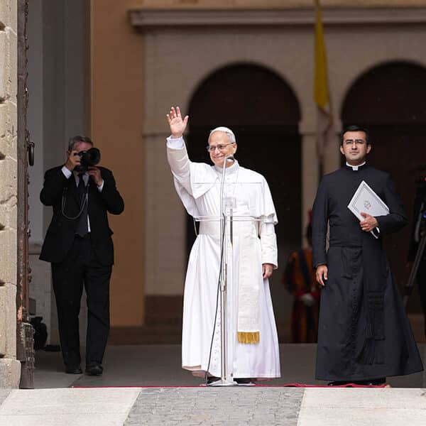 Caring for others, serving life is the ‘supreme law,’ pope says