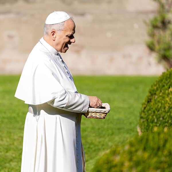Pope inaugurates center, farm dedicated to zero-waste, inclusive economy