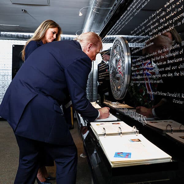 Trump marks 9/11 anniversary at Pentagon ceremony amid gloom of Charlie Kirk killing