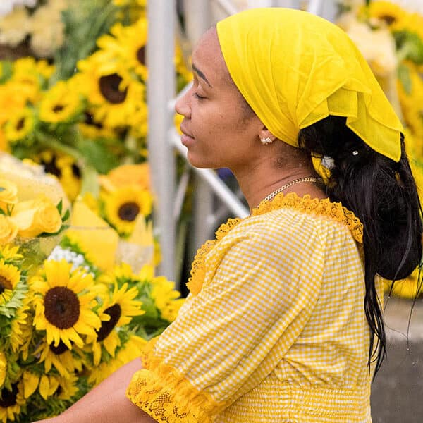 Sunflowers grace Miami shrine as Cuban Americans celebrate feast of Our Lady of Charity