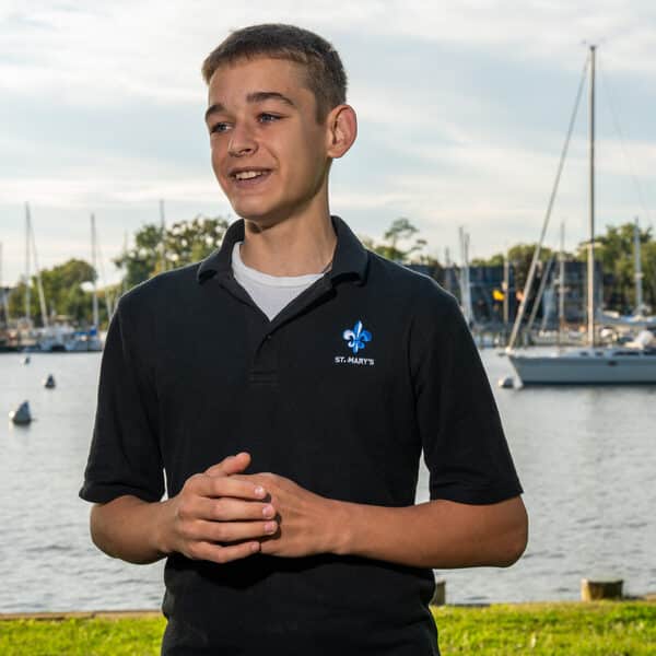 Faith, fortitude inspire St. Mary’s freshman through journey with kidney disease