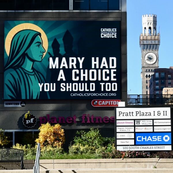 Catholics for Choice displays controversial billboard in Baltimore