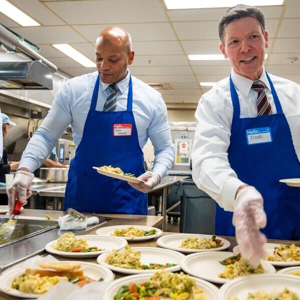 Governor Moore visits Our Daily Bread to thank food security partners