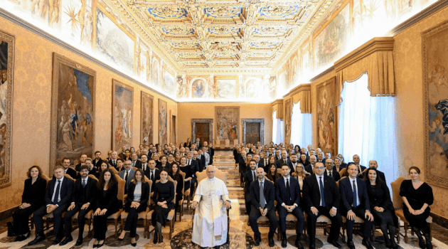 Pope Leo XIV with members of the Conservatives and Reformists Group of the European Parliament