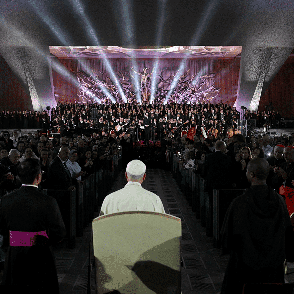 Vatican's annual Christmas concert with the poor