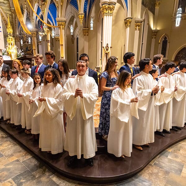 After Easter surge in confirmations, college students look forward in faith