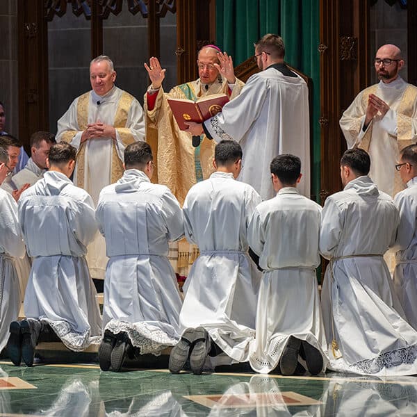 Archbishop Lori ordains 12 transitional deacons