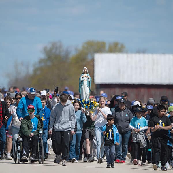 From his shrine to hers: ‘Mini-Camino’ walks from St. Joseph to Our Lady of Champion
