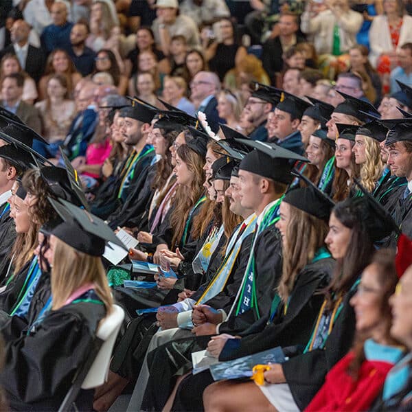 Grads hear faith-filled words of encouragement, challenges to take into world beyond campus