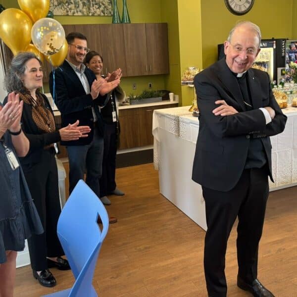 Archdiocesan staff celebrates Archbishop Lori’s 75th birthday