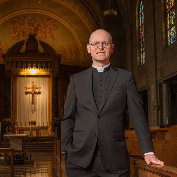 Father Gould committed to mission as new rector at St. Mary’s Seminary