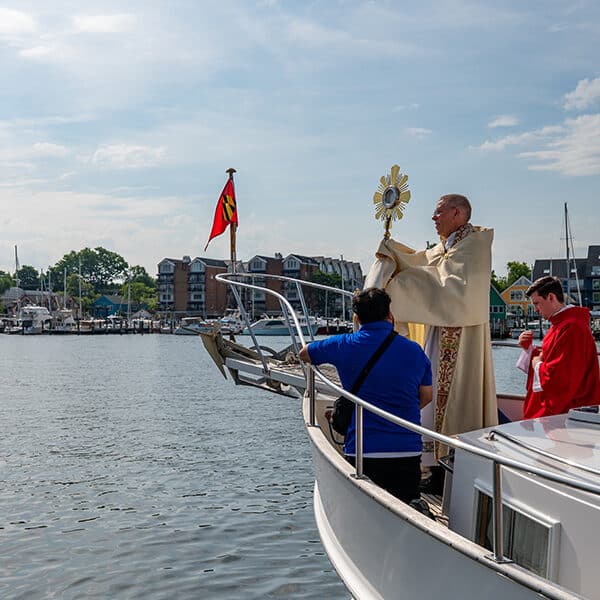 National pilgrimage makes history with first eucharistic pilgrimage across Chesapeake Bay