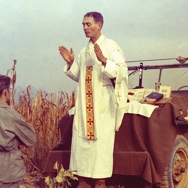 Meet the man whose incredible recovery could lead to military chaplain’s sainthood
