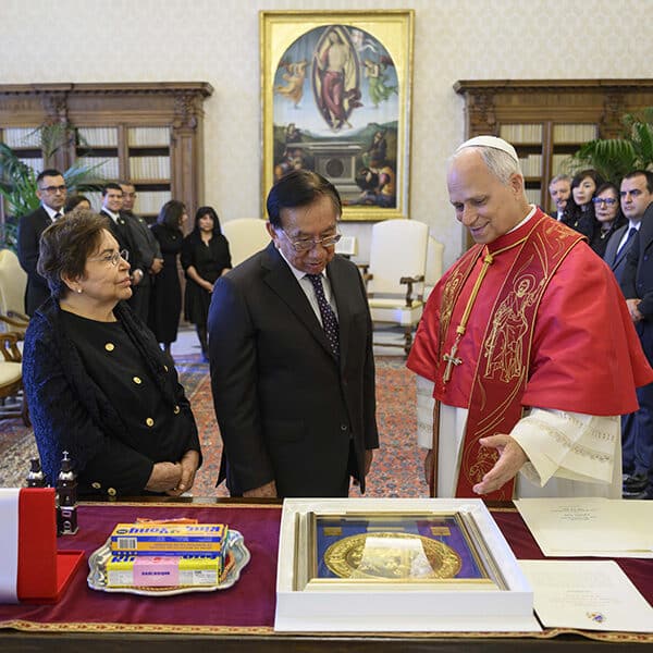 Pope Leo XIV meets Peru’s president, discusses possible November visit