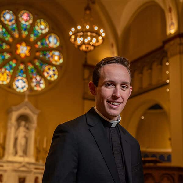 Deacon Connor Schmidt believes in saying ‘yes’ as he nears finish line