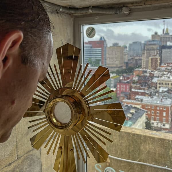 National Eucharistic Pilgrimage features a blessing for Baltimore from atop the Washington Monument