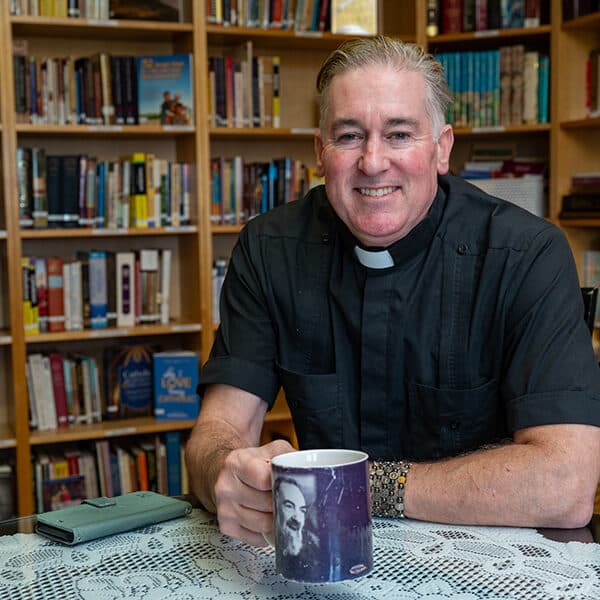 The drive that saved his life: Father J. Collin Poston returns to Carroll County parish after brush with death