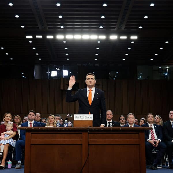 Senators press Blanche on mifepristone lawsuits, Epstein survivors